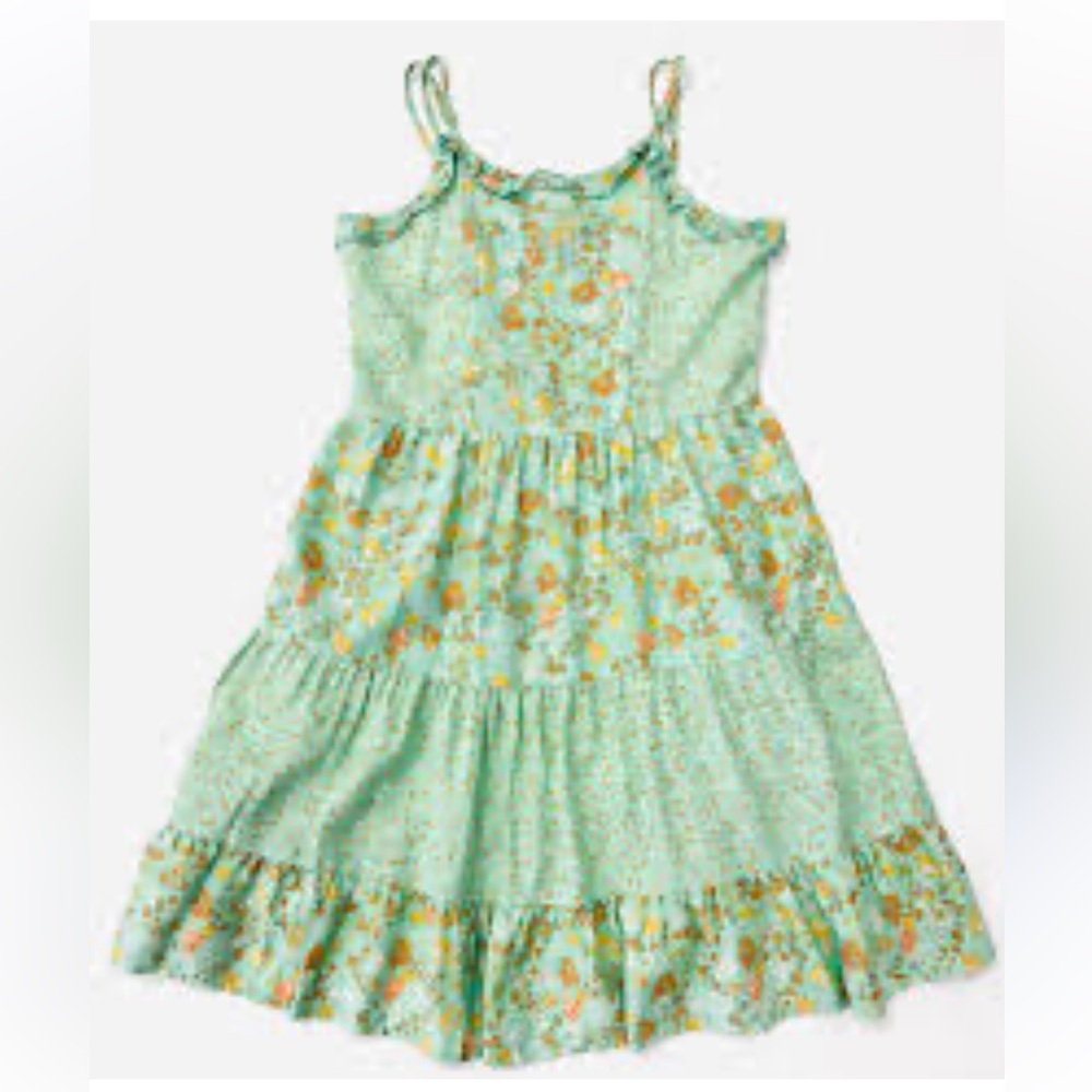 Art Class Floral Green Girl’s Dress